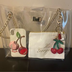 🍒🍒 Super cute Coach IPHONE XR Case BUNDLE